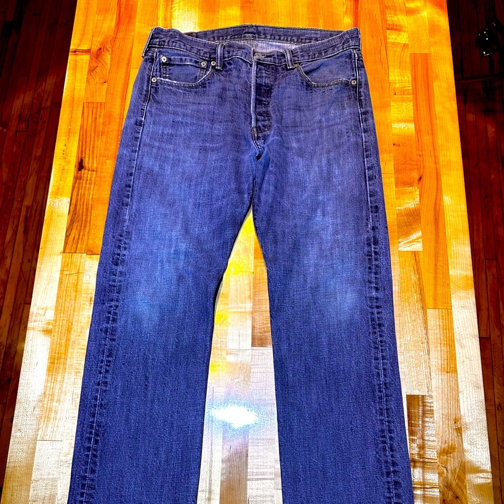Mens levi’s button-fly.501CT 34x30 blue
